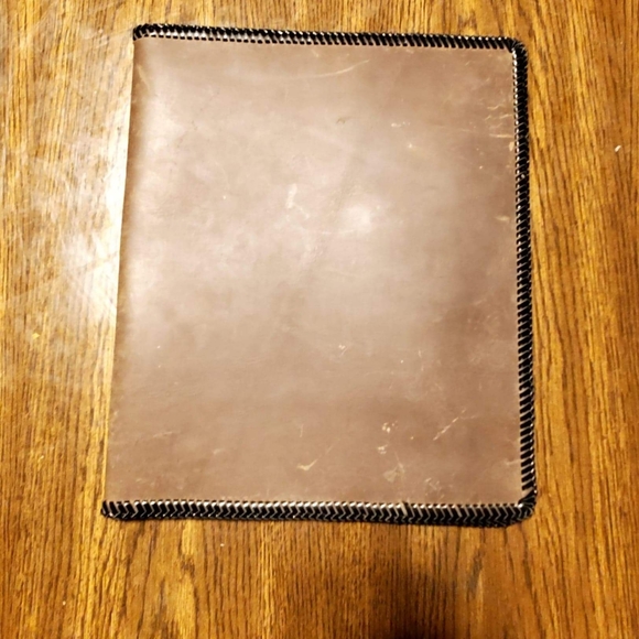 Handmade and stitched portfolio or notebook cover - Picture 1 of 2